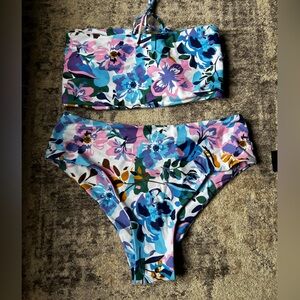 SHEIN Multicolor Floral Bikini Set